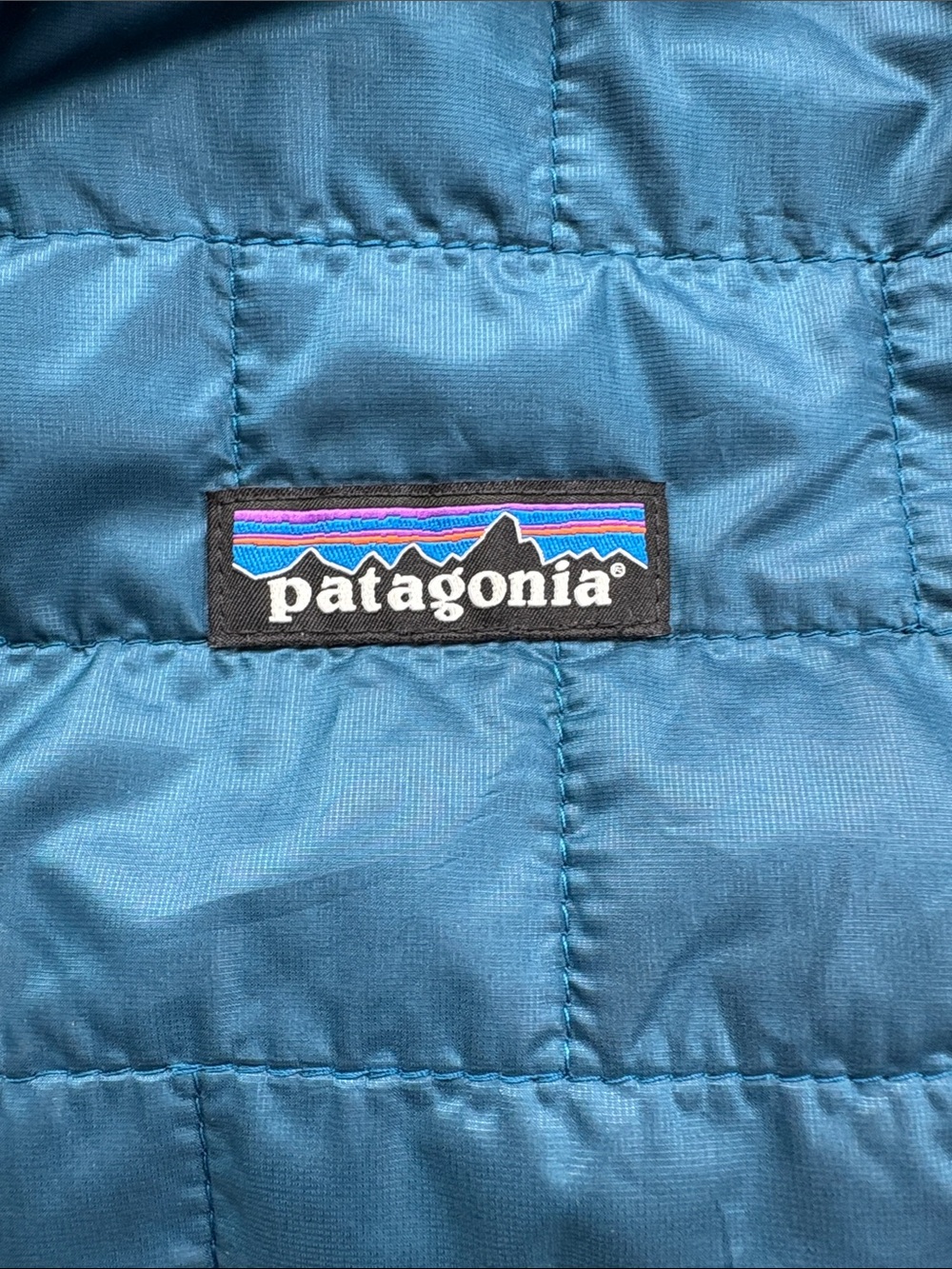 Patagonia Nanopuff Quilted Lightweight Jacket Womens XL Teal - Picture 3 of 10